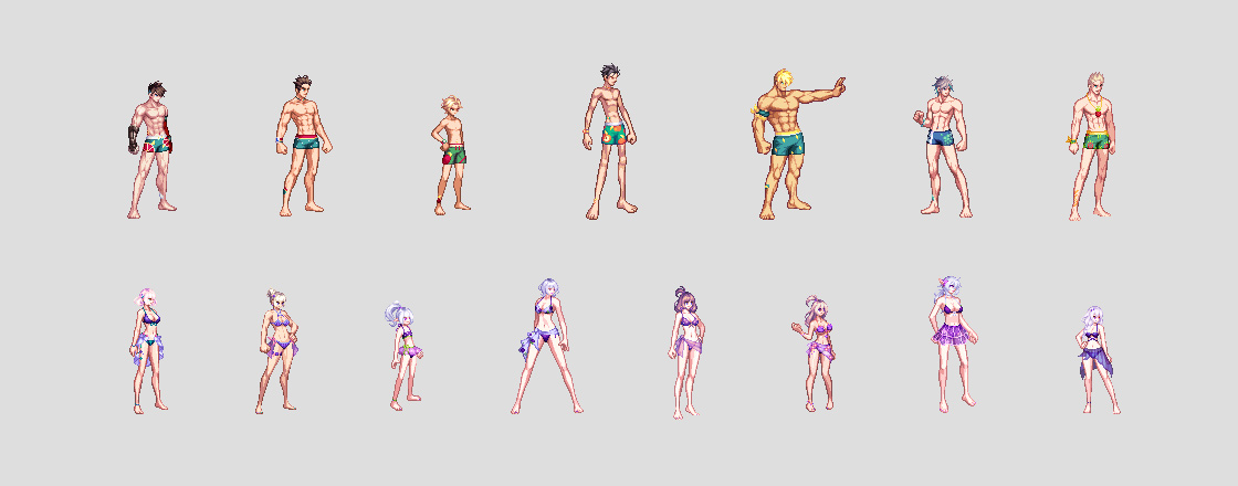 Tropical Vacation Avatar Type D basic